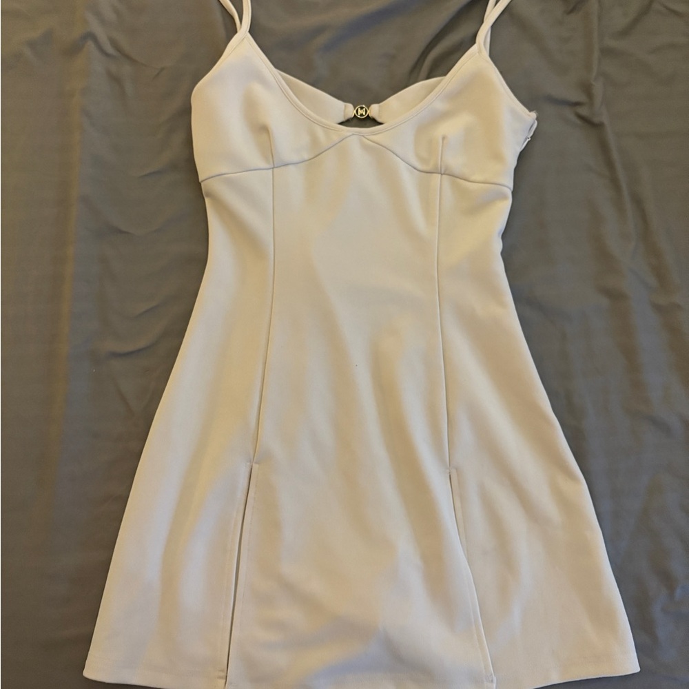 Meshki white Bra dress